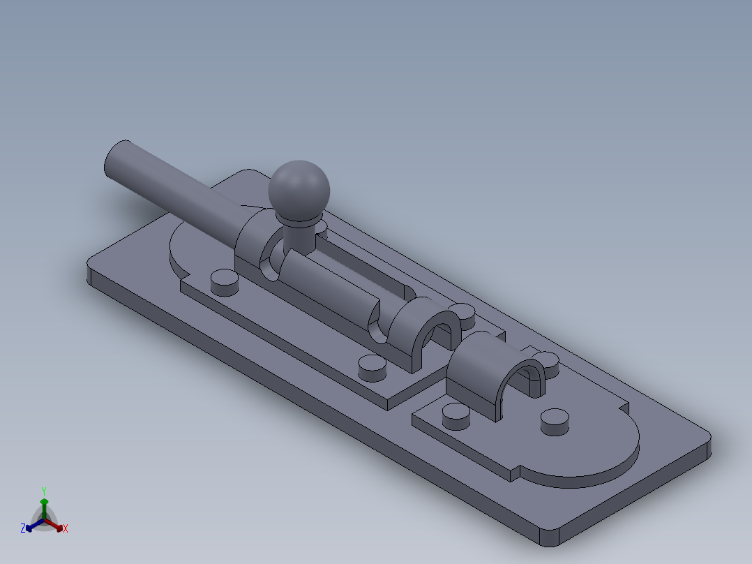先系马达正等轴测图