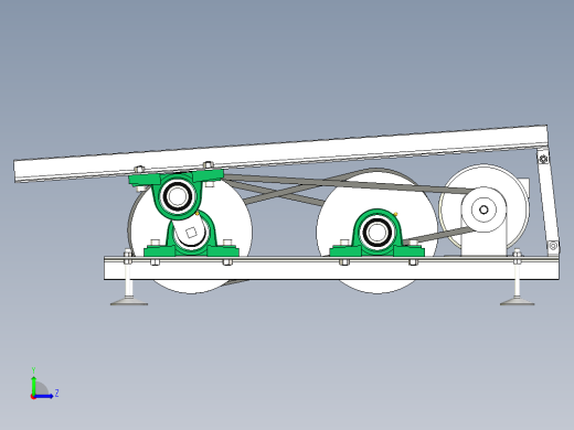 摇摇车底盘驱动机架左视缩略图