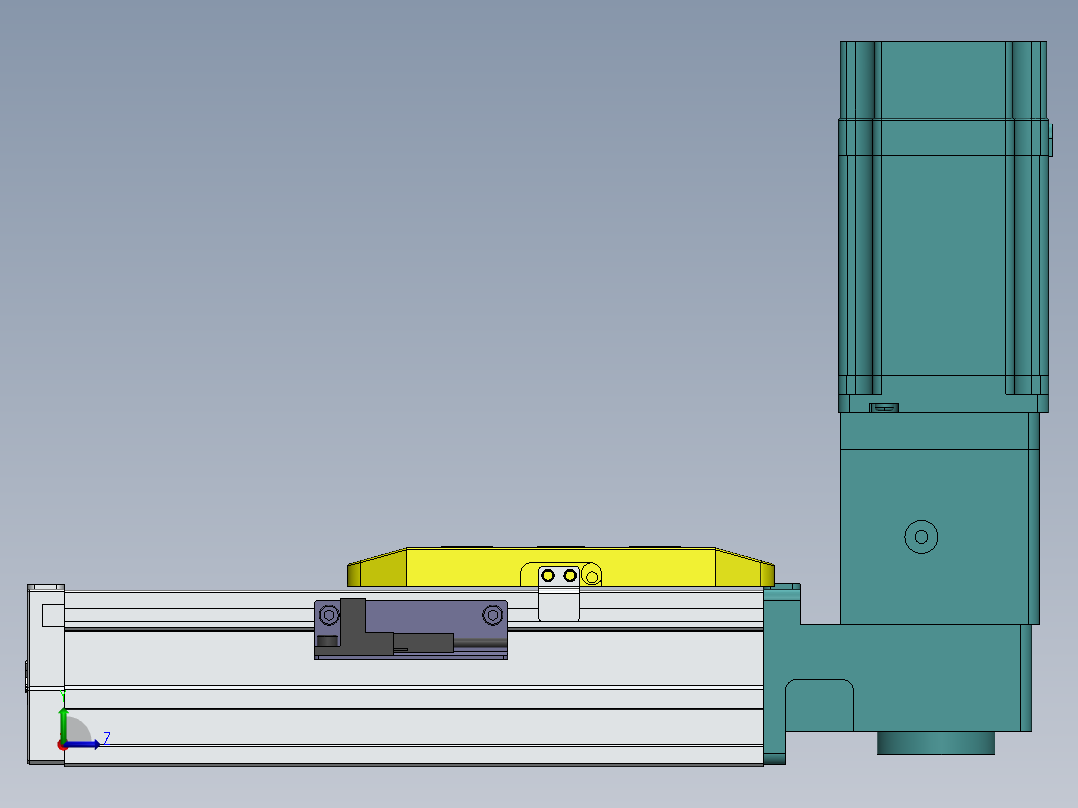GTA内嵌同步带全封闭GTA5-BW-57步进左视图