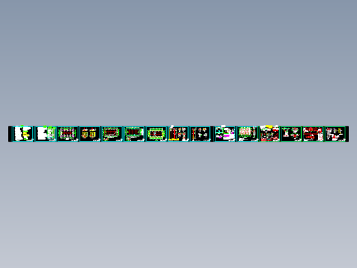 某单层排架结构厂房建筑结构全套施工CAD图