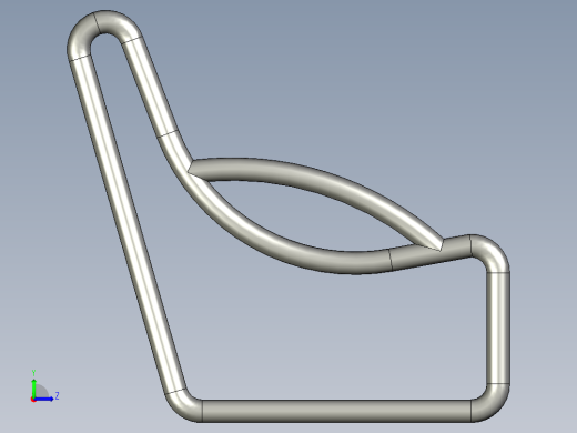 不锈钢座椅左视缩略图