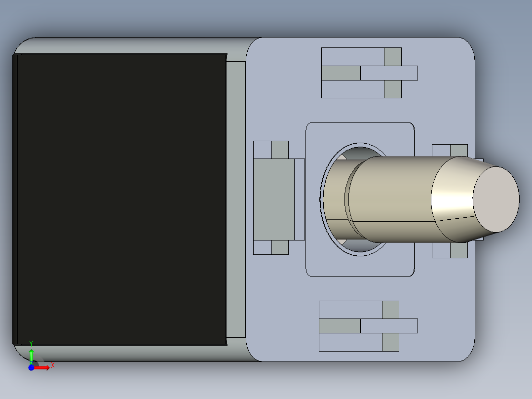 型材-BR 40X40 45_CONNECTOR 3842532205前视图
