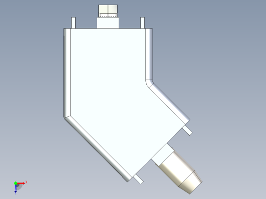 型材-BR 40X40 45_CONNECTOR 3842532205俯视缩略图