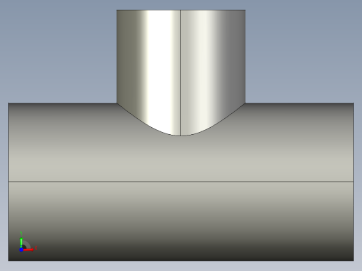 船舶管路系统SeaCor_Molded_ReducingTee_SxSxS_37J101131_1in x 0.75in前视缩略图