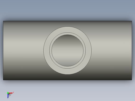 船舶管路系统SeaCor_Molded_ReducingTee_SxSxS_37J101131_1in x 0.75in俯视缩略图