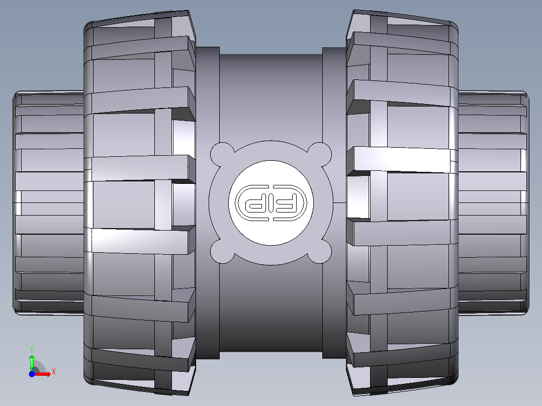 11SSELV 女性端溶剂焊接EasyFit弹簧止回阀，BS系列前视图