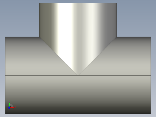 船舶管路系统SeaCor_Tee_SxSxS_37J101025_2.5in前视缩略图