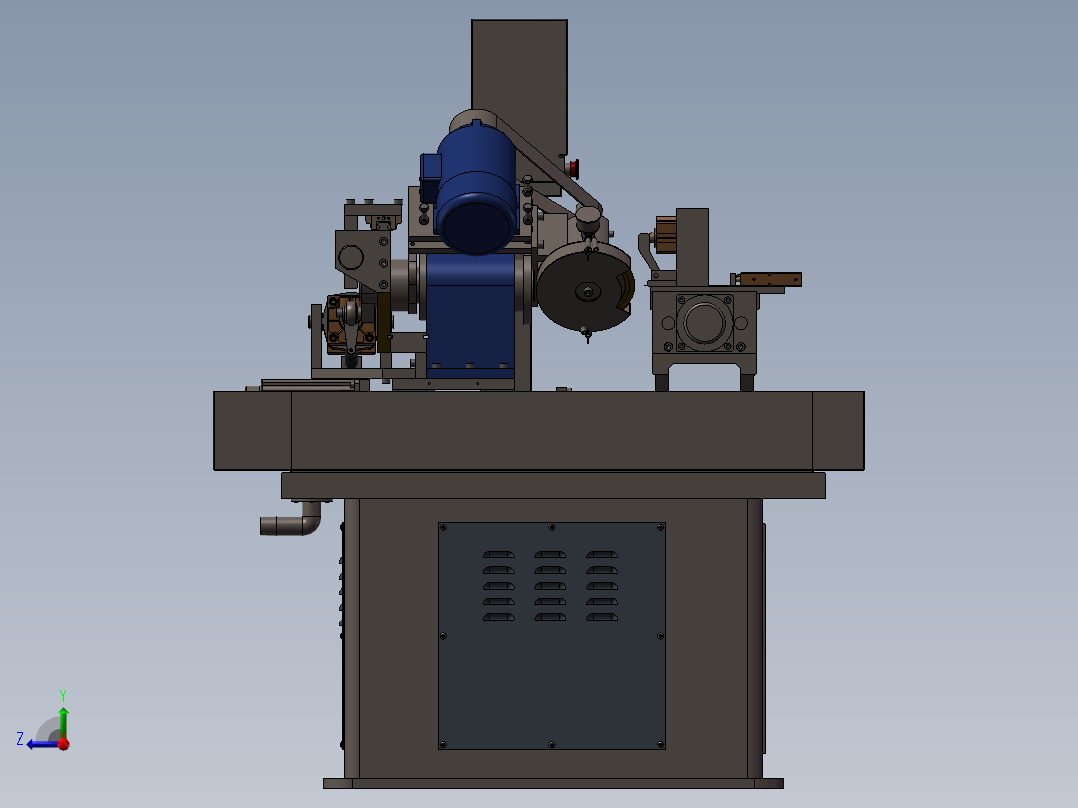 叶片打包机右视图