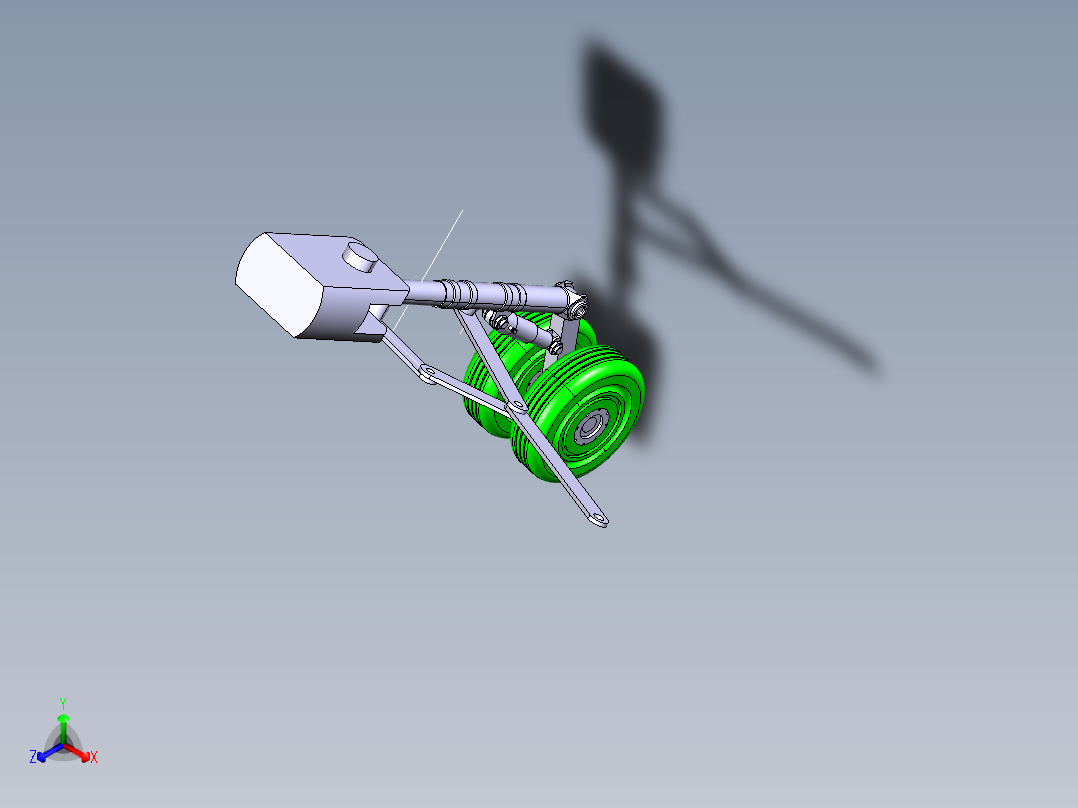 飞机起落架三维模型
