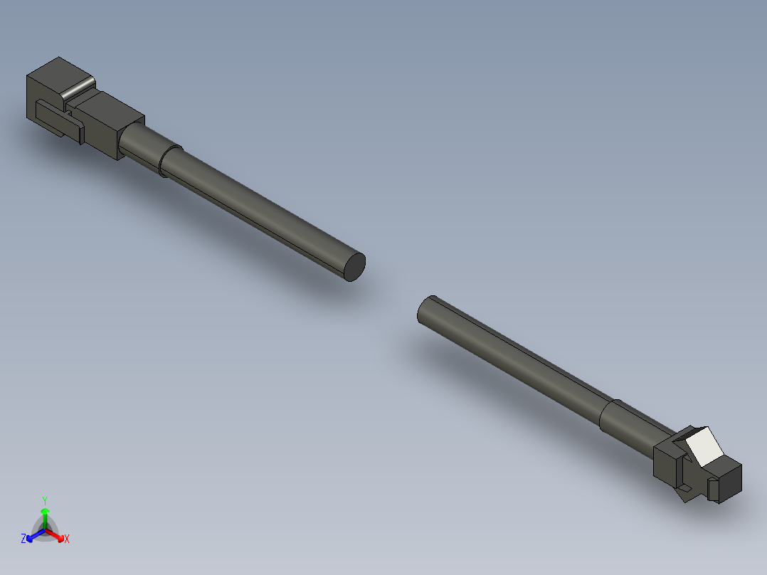 基恩士CA-D3R_5R_10R_17R_kc图纸模型正等轴测图