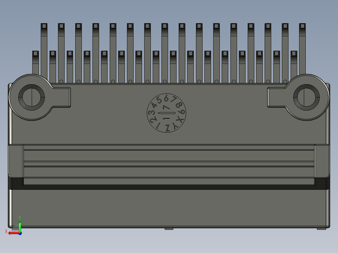 连接器AAUS01AP2-032K029后视图