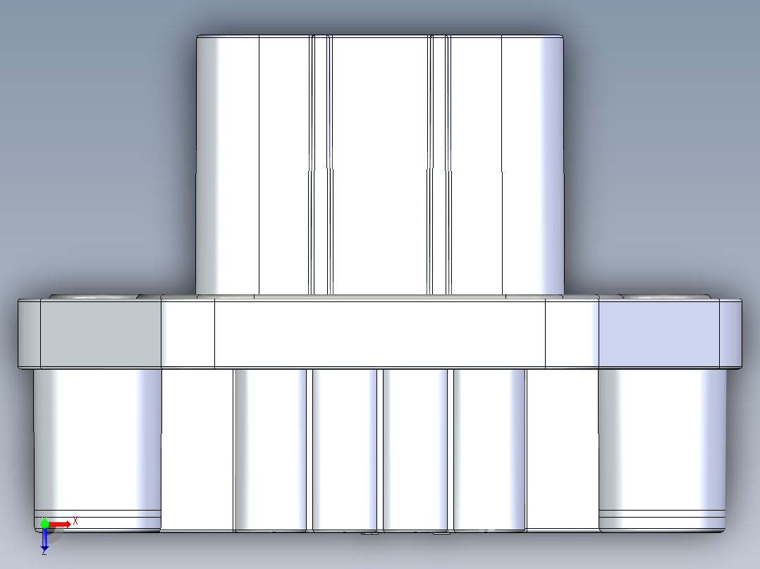 连接器ELV-12S-120ABK-A俯视图
