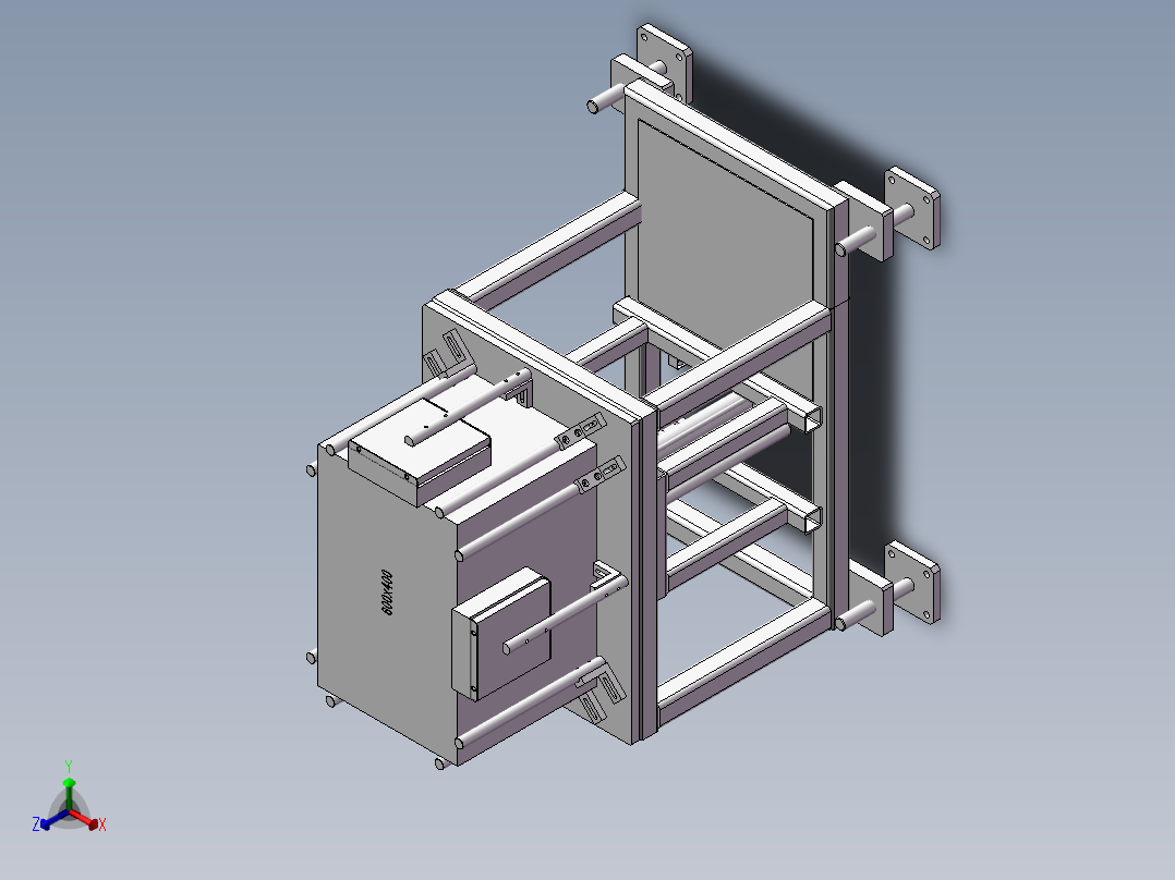 片料机正等轴测图