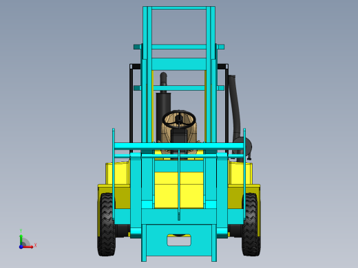 叉车前视缩略图