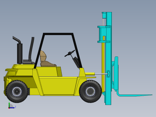 叉车左视缩略图