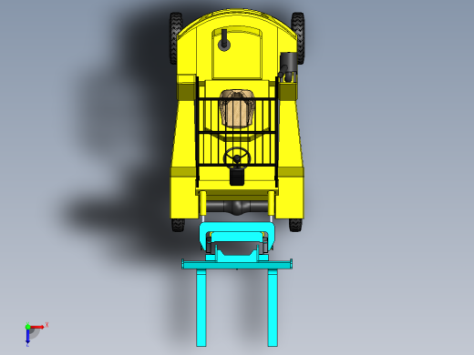 叉车俯视缩略图