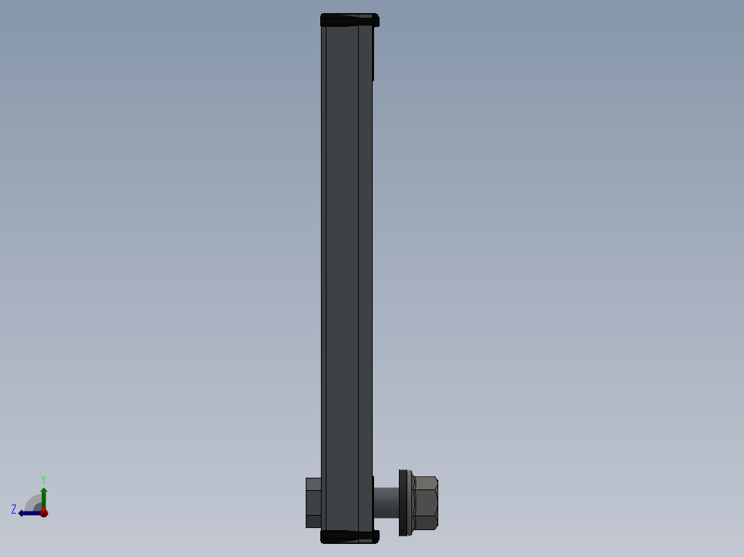 带电动液压闪光装置右视图