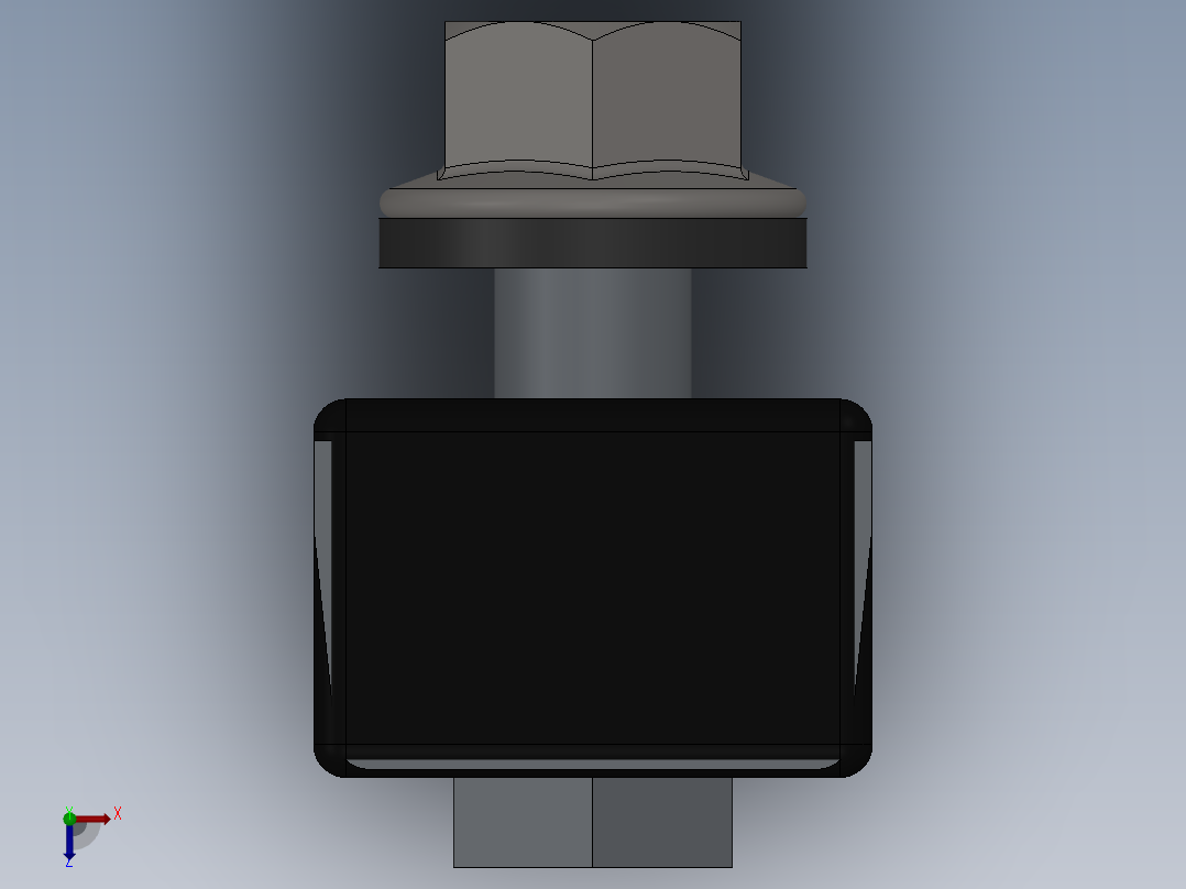 带电动液压闪光装置俯视图