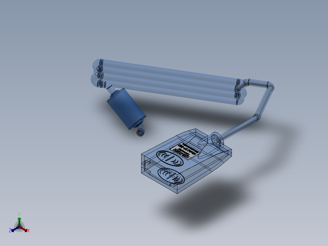 接插件(146)正等轴测图