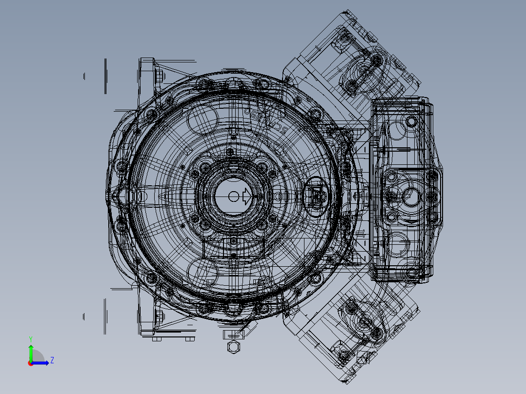 压缩机Dorin H1502CS-H2400CC左视图