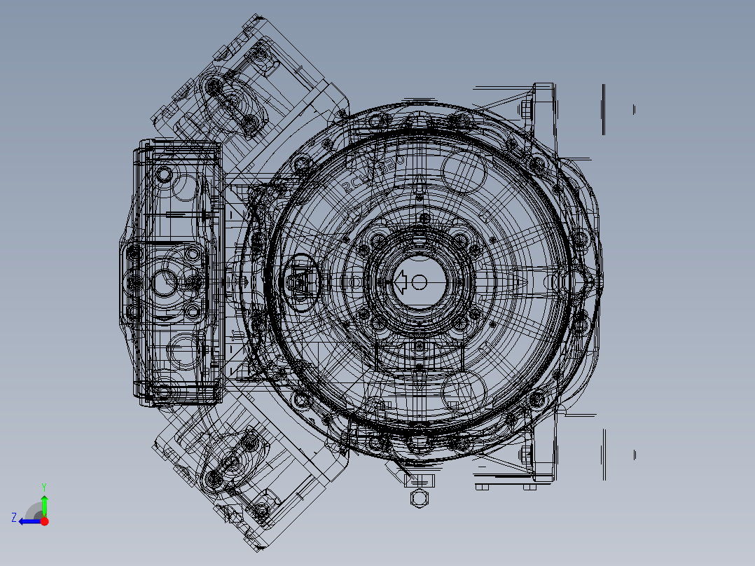 压缩机Dorin H1502CS-H2400CC右视图
