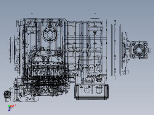 压缩机Dorin H1502CS-H2400CC俯视缩略图