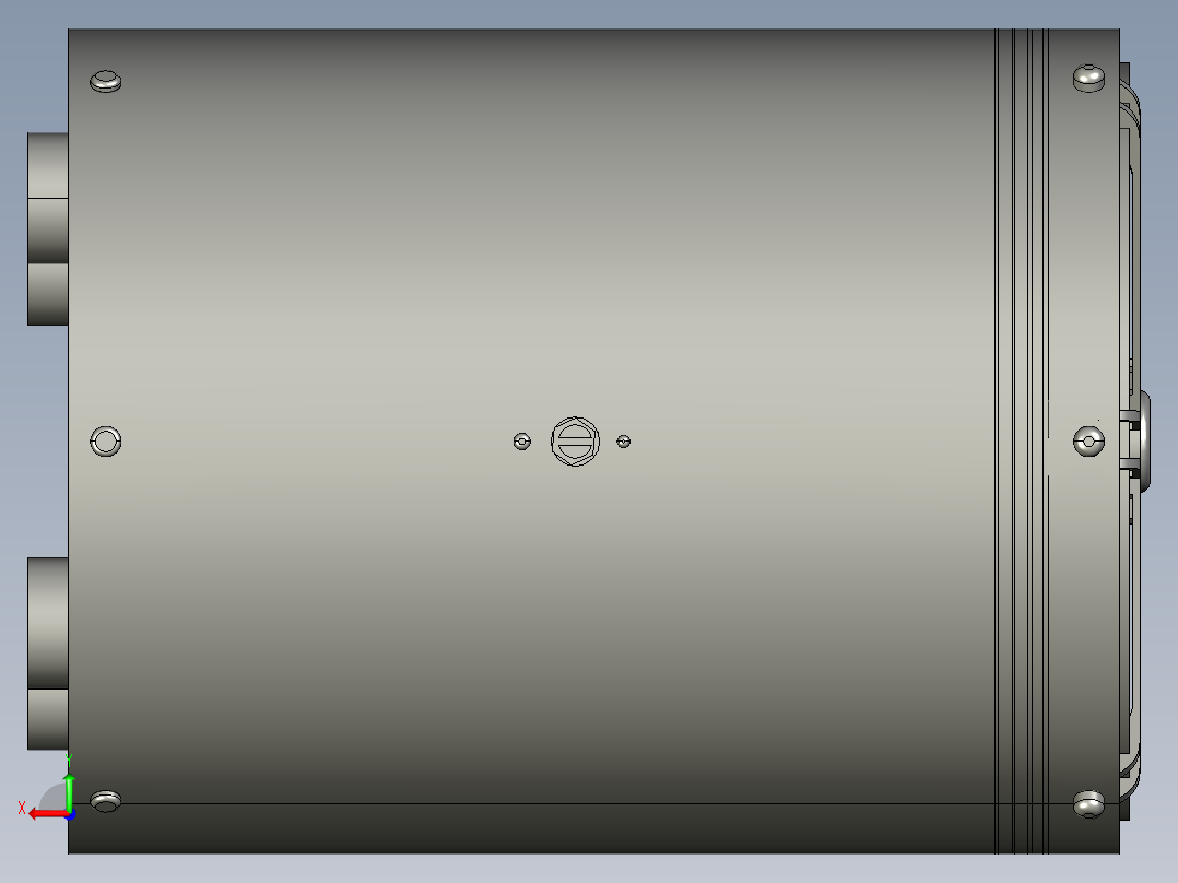 温室循环风机后视图