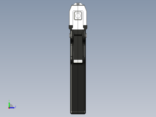 手枪左轮冲锋枪老式狙击步枪设计3D图纸K3 Pistol f3d stp左视缩略图