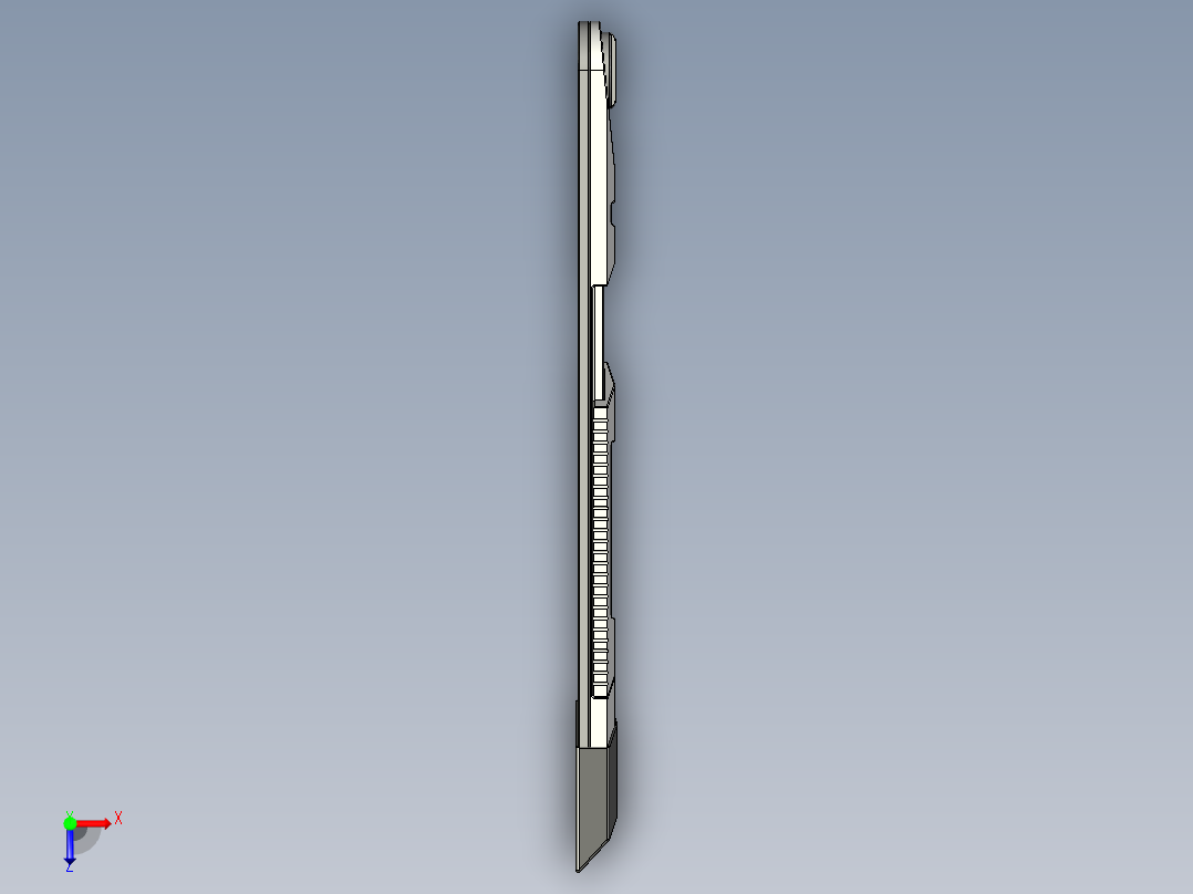 阴阳角尺俯视图