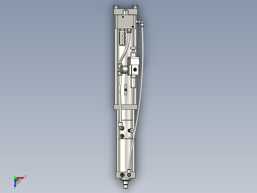 SMART标准气液增力缸BS04-100-20俯视图