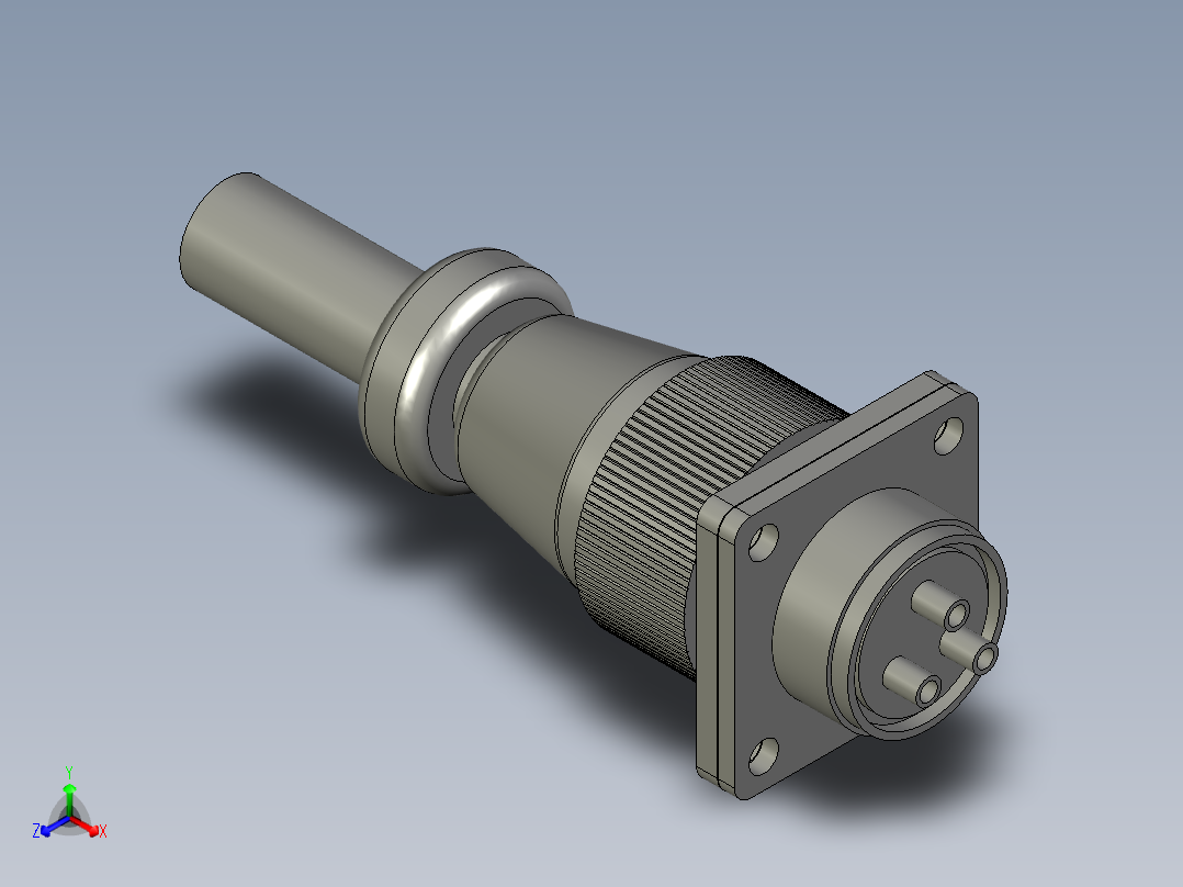 WS20J3QZ3针公母头一套额定电流25A