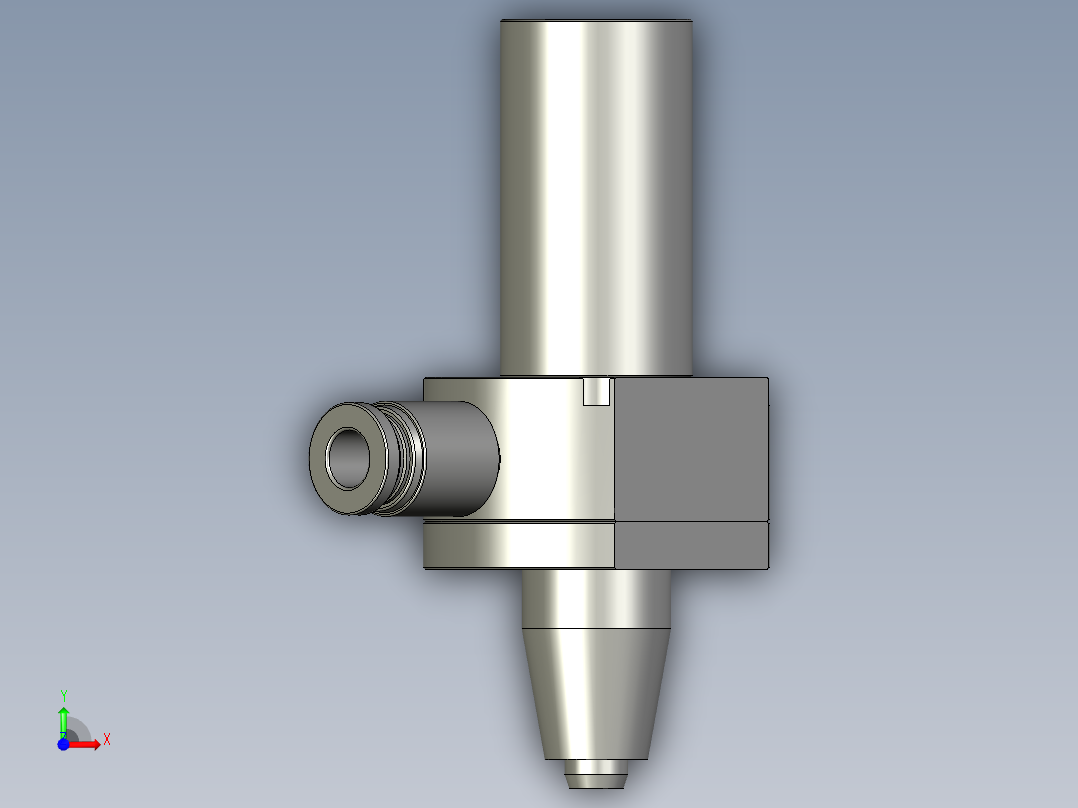 RV-1吸气转配图前视图
