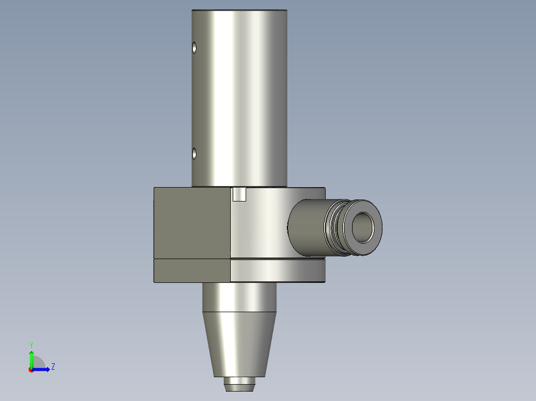 RV-1吸气转配图左视图