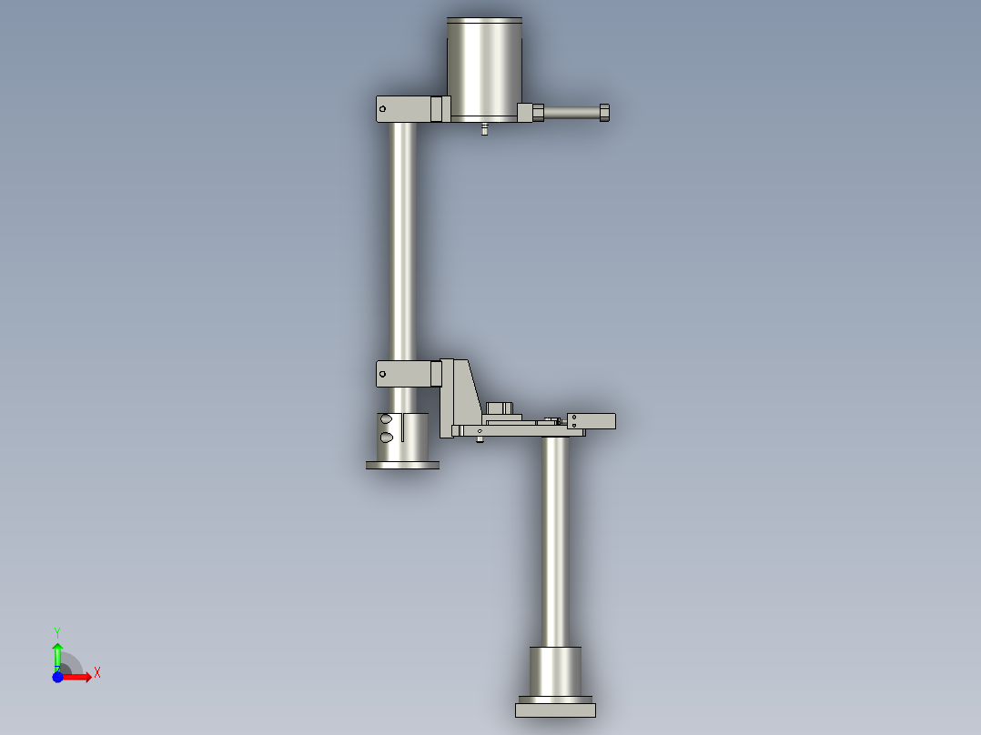 4波球下料机构前视图