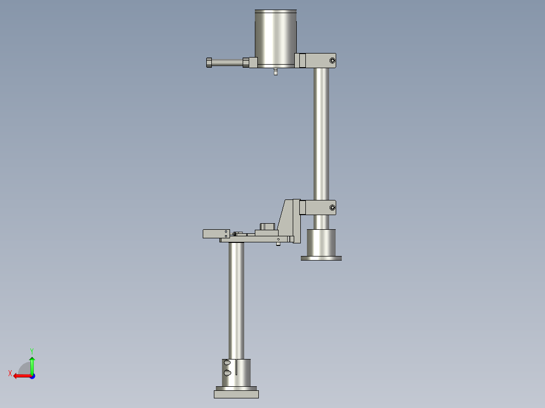 4波球下料机构后视图