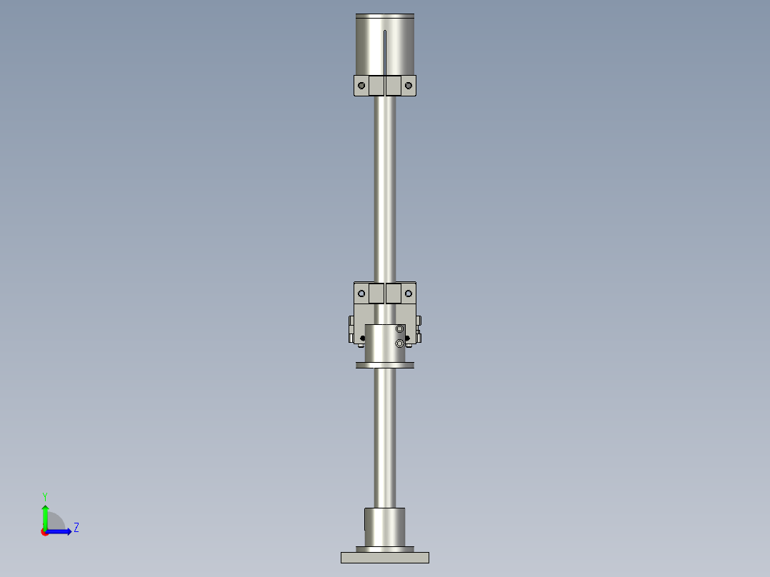 4波球下料机构左视图
