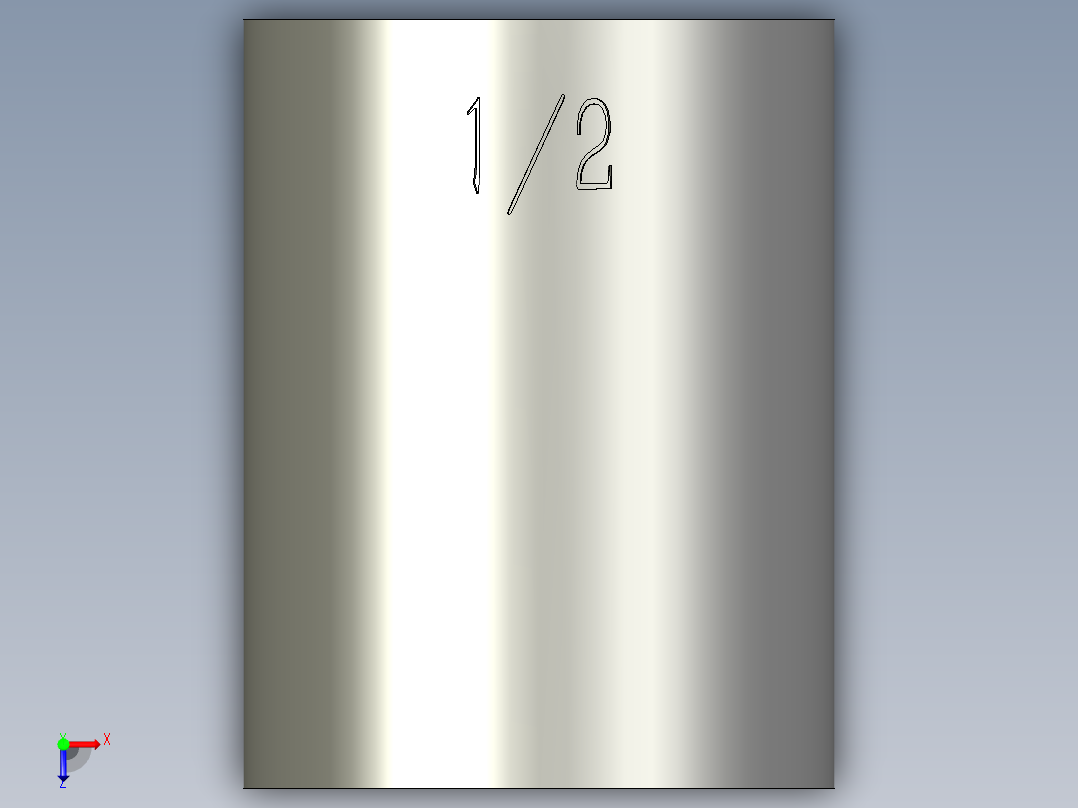 P127-4分牙俯视图