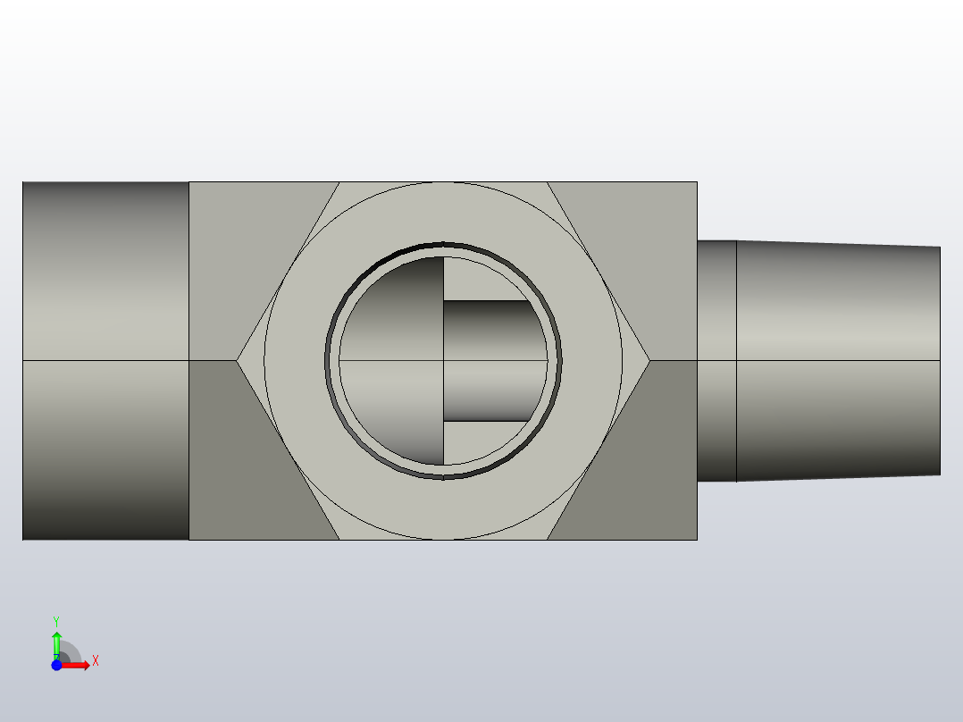 管螺纹接头1-8_mro-s前视图