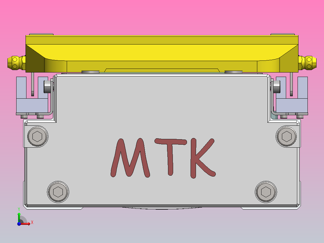 内嵌式螺杆 GTH12-400W伺服[GTH12-L20-350-BC-S400W-C2-N]丝杆滑台模组西门子马达前视图