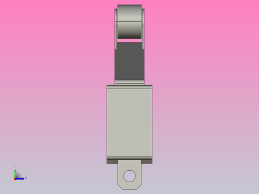 微型限位开关左视缩略图