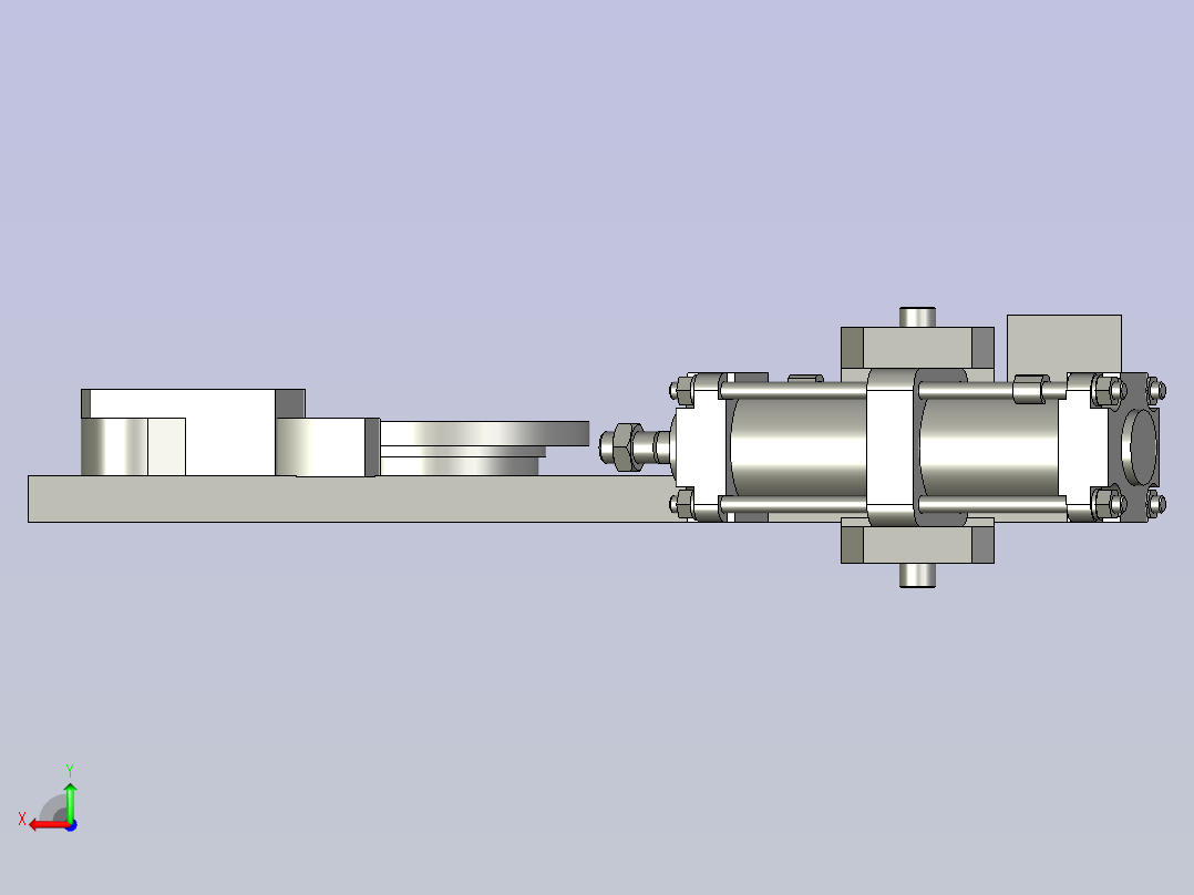扣合机构后视图