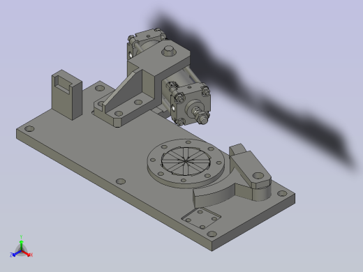 扣合机构正等轴测缩略图