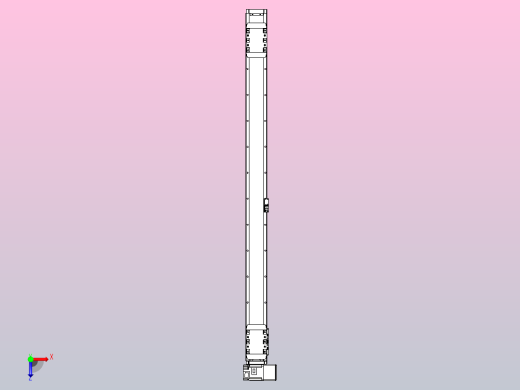 皮带直线轴双滑块型TPA-GCBS-80-P60-L500-RU-M20-N3俯视缩略图