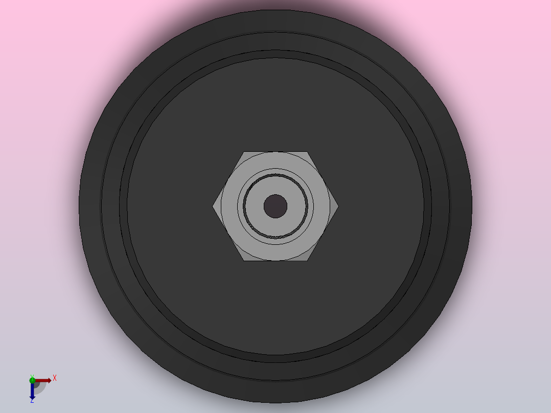 PS-J-F(φ15~φ50)真空吸盘[PS-50-J-F-N]俯视图