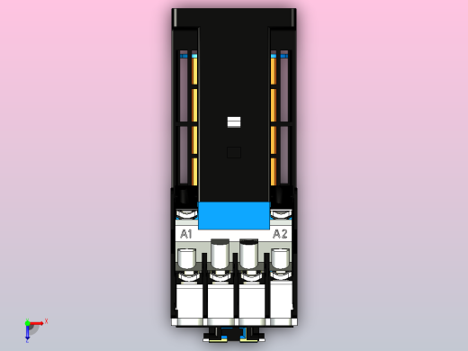 NC1-18Z交流接触器三维模型202204俯视缩略图