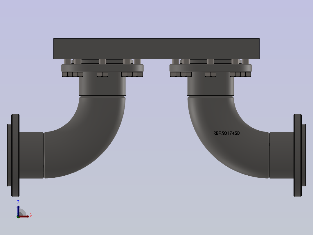 可调节的抽屉组件主视图