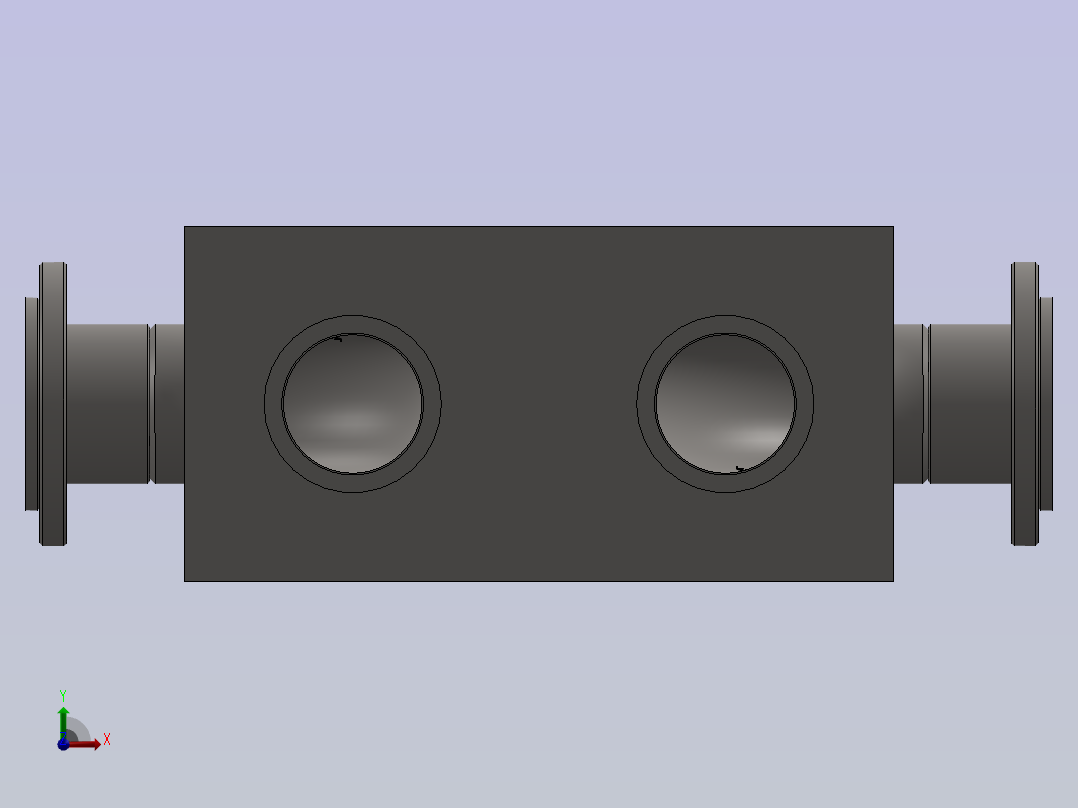 可调节的抽屉组件前视图