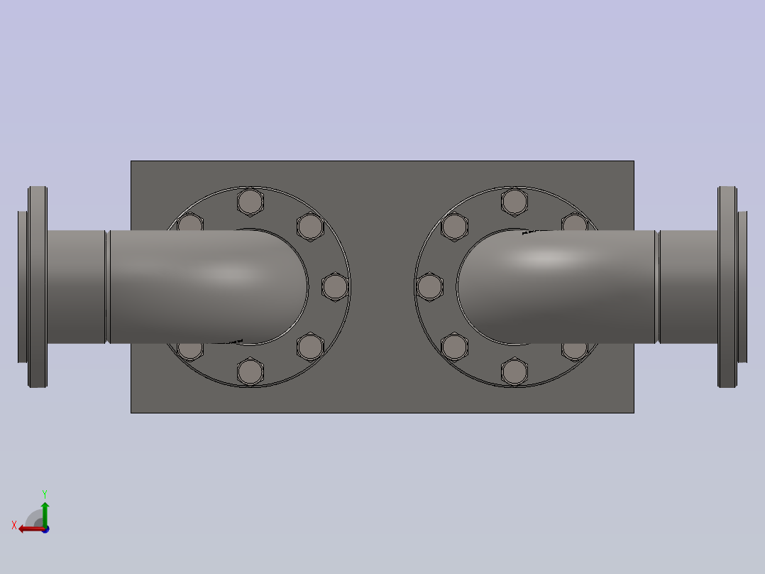 可调节的抽屉组件后视图