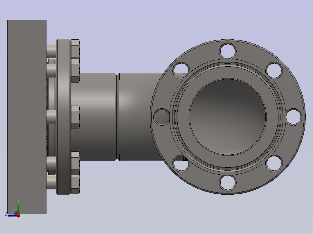 可调节的抽屉组件右视图