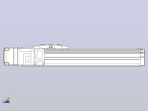 滚珠丝杠直线轴内置导轨TPA-GCR-40-1210C-L150-ML-M10-N3右视缩略图